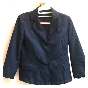 Navy tahari blazer
